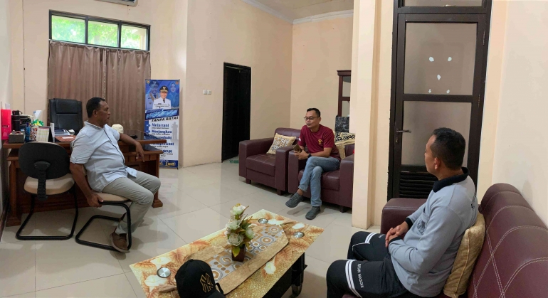 Kadis Tanaman Pangan dan Hortikultura Maluku Tengah Terima Kunjungan Kepala Rutan Masohi